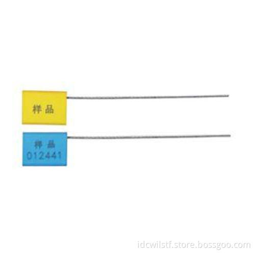 Custom Plastic Cable Security Seals With 200kgs Pull Load F